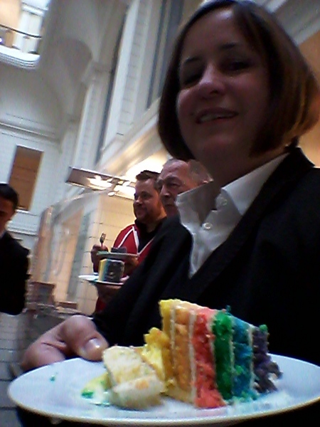 Der Kuchen schmeckte genauso lecker wie er aussah :)