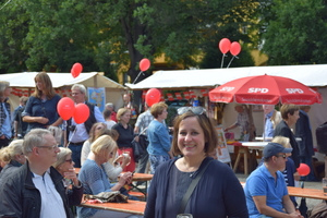 Franziska Becker auf dem "Rüdifest"