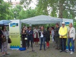 Fairtrade-Frühstück auf dem Nikolsburger Platz v. 18. Mai 2013